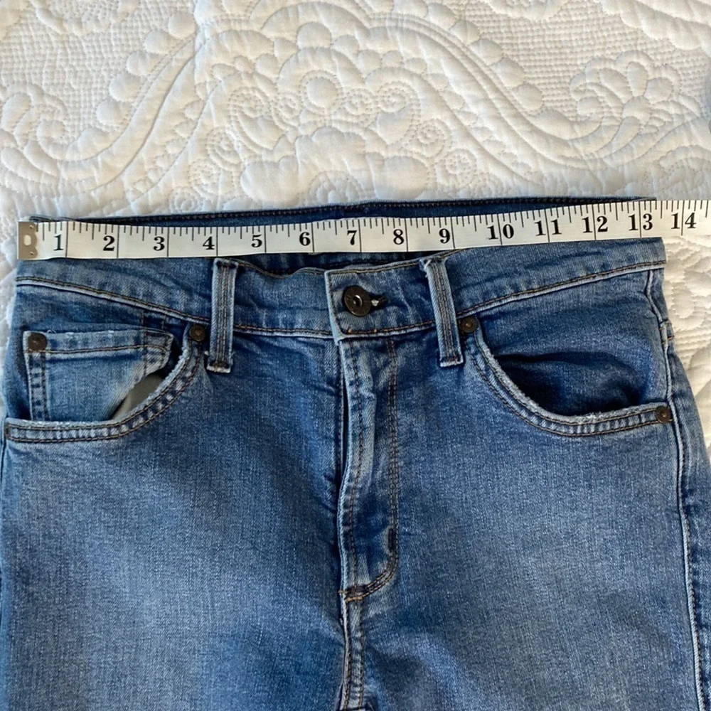 James Jeans Twiggy Throwback skinny jeans raw hem size 26